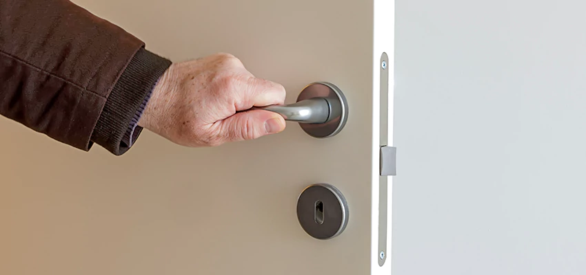 Restroom Locks Privacy Bolt Installation in Fontana, California